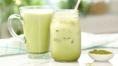 Receta para aliviar el estrés: Café con leche de té verde Matcha (Receta + Vídeo)