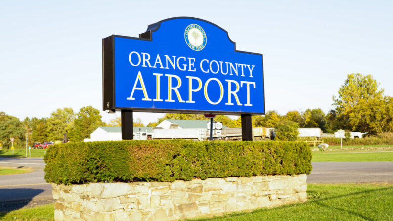 Aeropuerto del Condado de Orange en Montgometry, Nueva York, el 11 de octubre de 2022. (Cara Ding/The Epoch Times)
