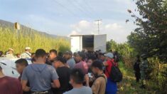 Encuentran 82 migrantes hacinados en camión de carga en México