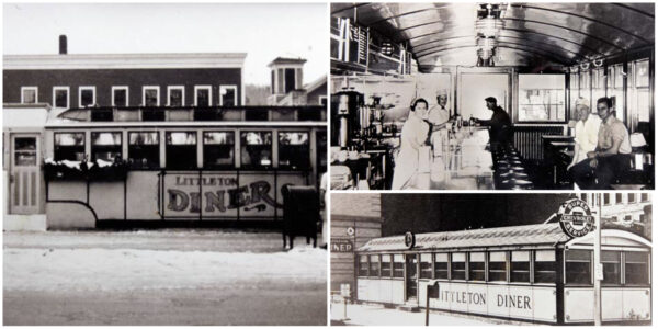 Imágenes históricas del Littleton Diner, que abrió por primera vez en 1930. (Cortesía de Littleton Diner)