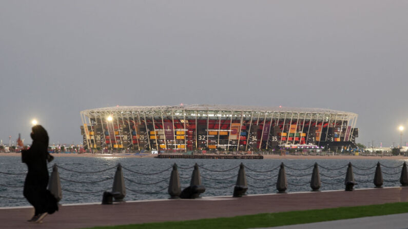 Una vista general muestra el Estadio 974 en Doha, antes del torneo de fútbol de Qatar 2022. (Foto de GIUSEPPE CACACE/AFP vía Getty Images)
