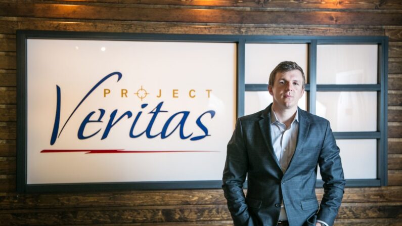 James O'Keefe, fundador y presidente de Project Veritas, en su oficina en Mamaroneck, Nueva York, el 31 de octubre de 2017. (Benjamin Chasteen/The Epoch Times)
