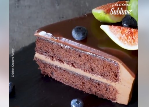 pastel de mousse de chocolate y nutella (Captura de pantalla Cocina Sublime)