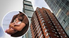Padre se lanzó del 5to piso con su bebé de 22 meses en brazos, su hijo sobrevivió sin lesiones graves