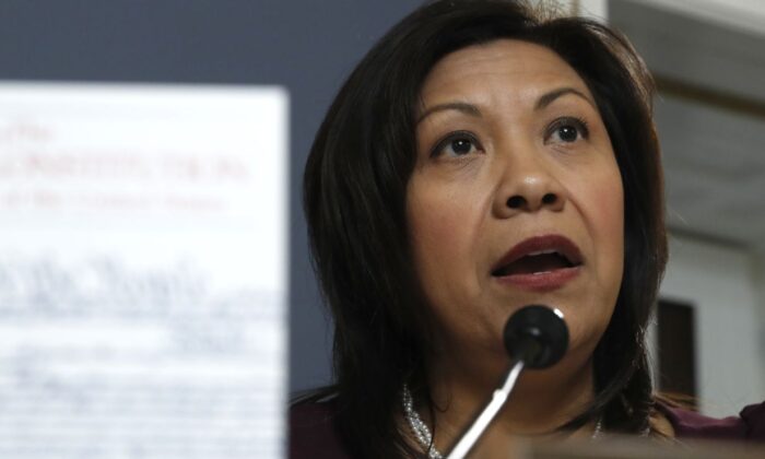 La representante Norma Torres (D-Calif.) en una fotografía de archivo, diciembre de 2019. (Jacquelyn Martin-Pool/Getty Images)
