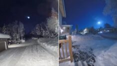 Cámaras de casa captaron increíbles videos del meteoro «bola de fuego» que iluminó el cielo en Alaska
