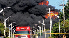 Controlan propagación de incendio en depósito de combustible en Colombia