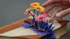 Artista «hace crecer» corales, flores y hongos en objetos desechados y los vuelve obras de arte