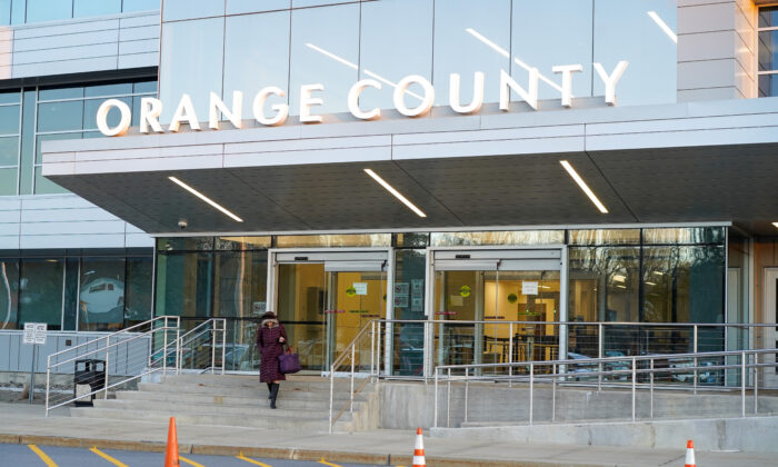 Edificio del gobierno del Condado de Orange en Goshen, N.Y., el 1 de diciembre de 2022. (Cara Ding/The Epoch Times)