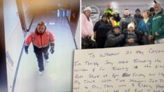 Hombre irrumpe en escuela para refugiar a 24 personas durante tormenta de nieve y deja una nota