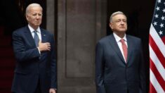 Biden llega al Palacio Nacional de México para reunirse con López Obrador