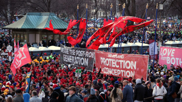 Decenas de miles protestan contra el aborto en primera «Marcha por la vida» tras anulación de Roe vs Wade