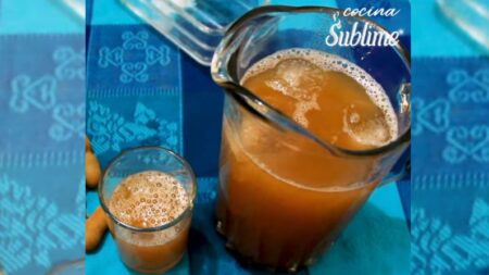 Refrescante y deliciosa agua de tamarindo