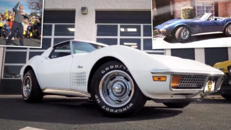 Hombre gana Corvette antiguo, el mismo modelo que su padre le prometió pero que vendió a un museo