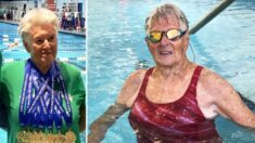 “¡Termina como Judy!”: Nadadora y medallista de oro de 96 años revela su secreto para estar sana
