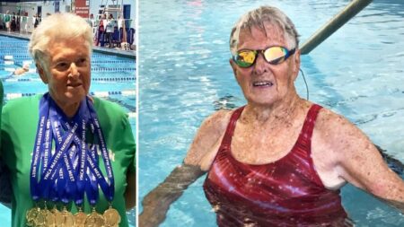 «¡Termina como Judy!»: Nadadora y medallista de oro de 96 años revela su secreto para estar sana