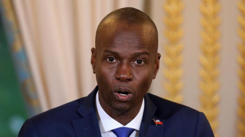 Fotografía de archivo del asesinado presidente haitiano Jovenel Moise. EFE/ Ludovic Marin