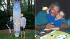 Hijo encuentra tabla de surf perdida de su difunto padre y se reencuentra con quienes más lo querían
