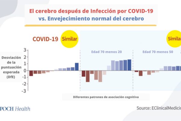 El perfil de los déficits cognitivos tras el COVID-19 grave es similar al declive de más de dos décadas relacionado con la edad. (eClinical Medicine)