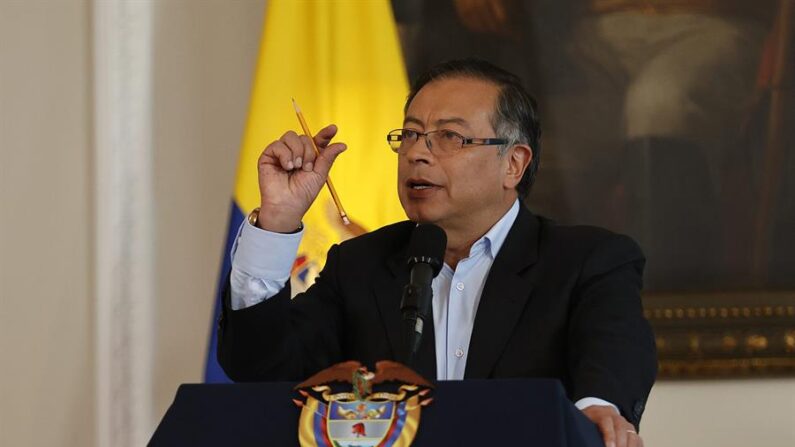 El presidente de Colombia Gustavo Petro, en una fotografía de archivo. EFE/ Mauricio Dueñas Castañeda