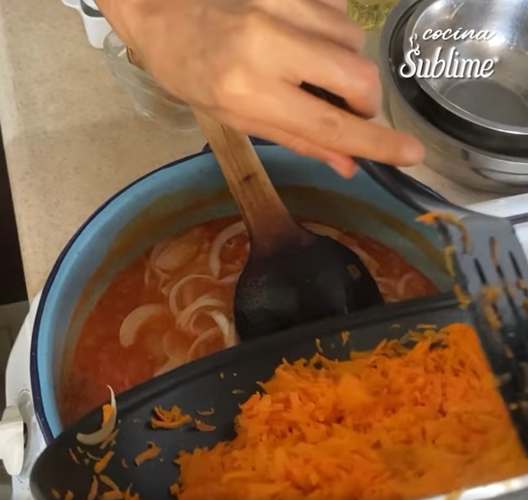 Tinga de zanahoria (Captura de pantalla / Cocina Sublime)
