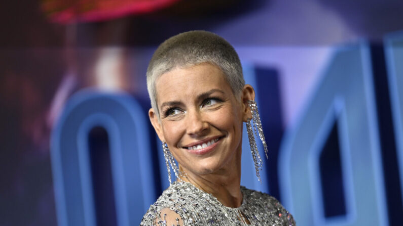 Evangeline Lilly asiste a la proyección de gala en el Reino Unido de Ant-Man y la Avispa: Quantumanía, en el BFI IMAX Waterloo de Londres, Inglaterra, el 16 de febrero de 2023. (Gareth Cattermole/Getty Images para Disney)