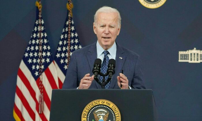 El presidente Joe Biden habla sobre la respuesta de la administración a los objetos aéreos recientemente derribados, en la Casa Blanca, el 16 de febrero de 2023. (Mandel Ngan/AFP vía Getty Images)
