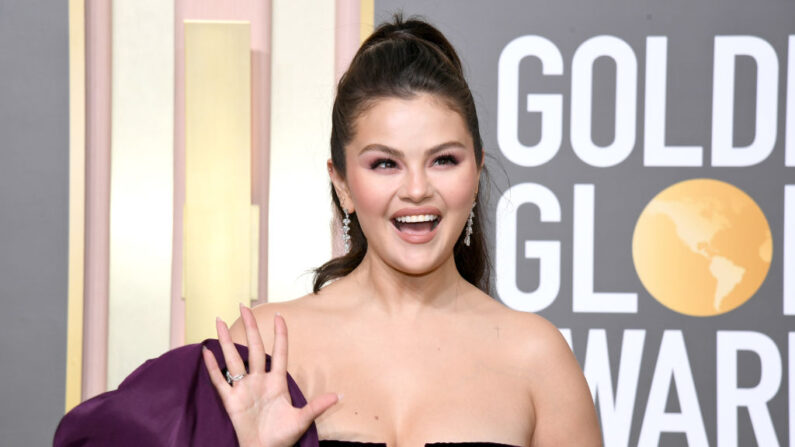 Selena Gomez asiste a la 80ª entrega anual de los Globos de Oro en The Beverly Hilton el 10 de enero de 2023 en Beverly Hills, California. (Jon Kopaloff/Getty Images)