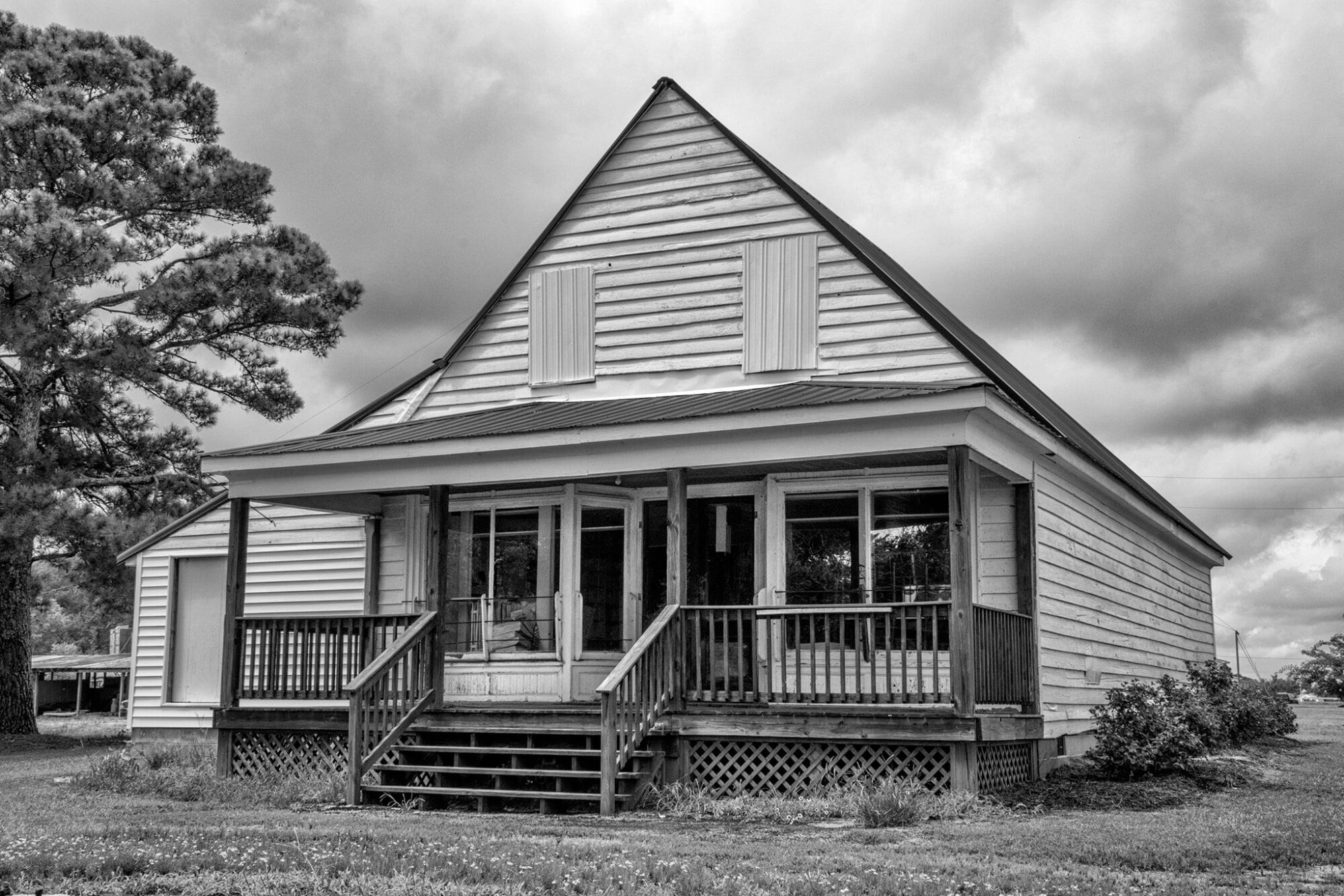 Oficina de correos abandonada en Sunbeam, Virginia, fotografiada en septiembre de 2020. (Cortesía de Michael Wade)