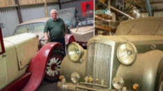30 vehículos antiguos de 1920 guardados en un granero serán vendidos, ¡entre ellos 2 Rolls-Royce!