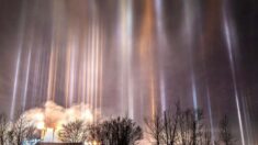 Cazatormentas capta «pilares de luz» irreales que iluminan el cielo nocturno, pero ¿qué son?