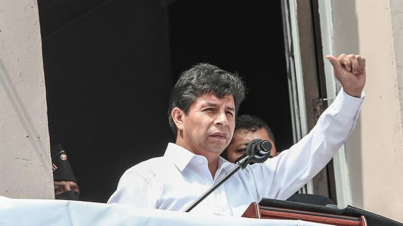 El expresidente de Perú Pedro Castillo, en una fotografía de archivo. EFE/Aldair Mejía
