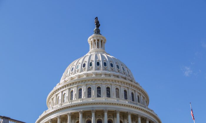 El edificio del Capitolio de Estados Unidos, en Washington, el 28 de febrero de 2023. (Madalina Vasiliu/The Epoch Times)
