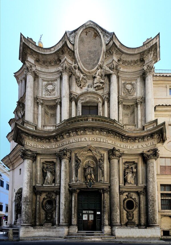 Iglesia de San Carlo alle Quattro Fontane en Roma, Italia. (Architas/CC BY-SA 4.0)