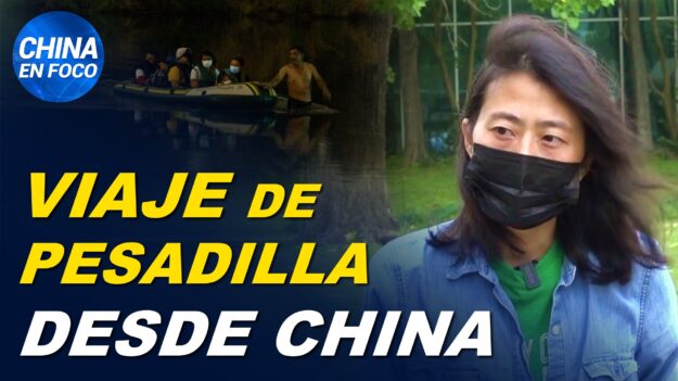 Madre china y su hijo arriesgan su vida para escapar de China e ingresar a EE.UU.