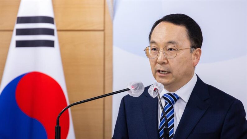 Koo Byoung-sam, portavoz del ministerio de Unificación surcoreano. EFE/EPA/Yonhap South Korea
