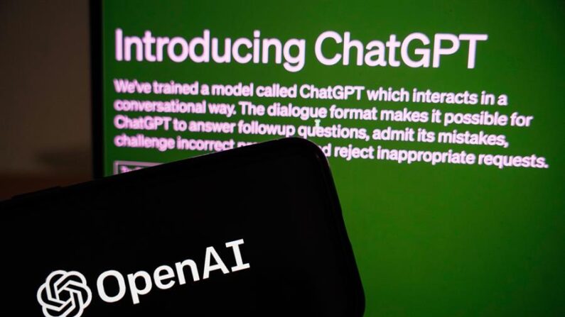 Imagen de la página de introducción de ChatGPT, de la empresa Open AI. (EFE/EPA/WU HAO)
