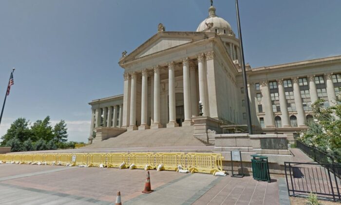 El Capitolio del Estado de Oklahoma en Oklahoma City. (Google Maps/Screenshot via NTD News)