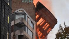 Un incendio provoca el colapso de un edificio de siete plantas en Sídney