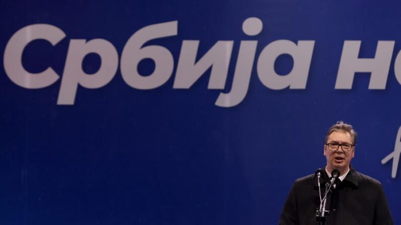 El presidente de Serbia, Aleksandar Vucic en una fotografía de archivo. EFE/EPA/Andrej Cukic