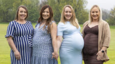 4 hermanas embarazadas al mismo tiempo darán a luz este año: «Todavía estoy sorprendida»
