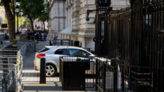 Policía libera al hombre cuyo coche chocó en Downing Street pero lo acusa de otro cargo
