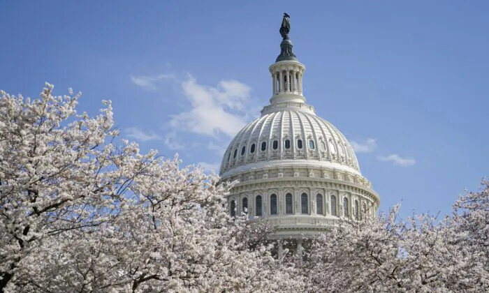 El edificio del Capitolio de Estados Unidos en Washington, el 23 de marzo de 2023. (Madalina Vasiliu/The Epoch Times)