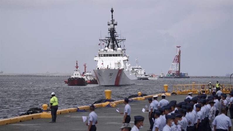 EE.UU., Japón y Filipinas empiezan maniobras navales conjuntas en aguas disputadas con China. EFE/EPA/Francis R. Malasig