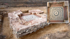Descubren el mausoleo romano y el mosaico «más intactos» entre escombros de una obra nueva en Londres