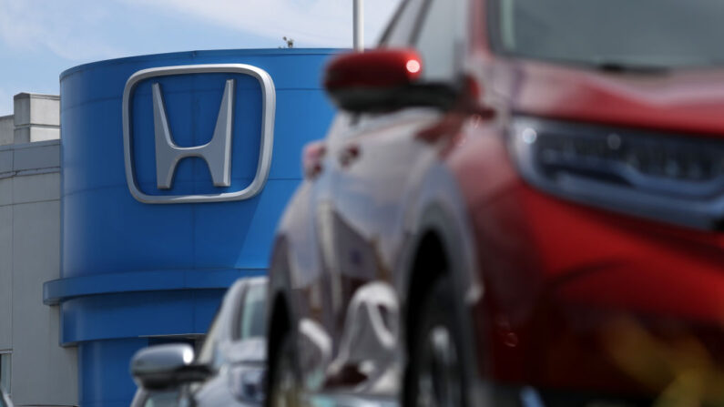 El logotipo de Honda se muestra en Marin Honda el 25 de julio de 2019 en San Rafael, California (EE.UU.). (Justin Sullivan/Getty Images)