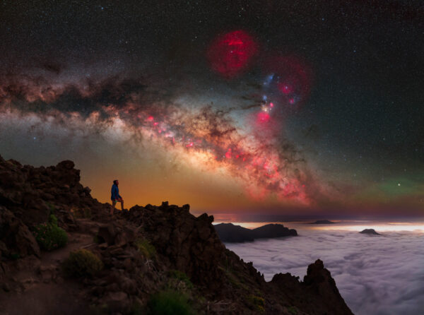 "Astroexperiencia en La Palma" de Jakob Sahner. (Cortesía de Jakob Sahner)