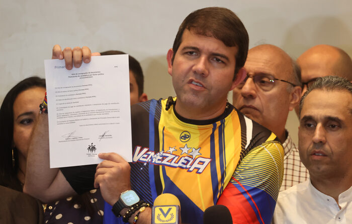 Carlos Prosperi, precandidato venezolano del partido Acción Democrática (AD), en una imagen de archivo. EFE/Miguel Gutiérrez