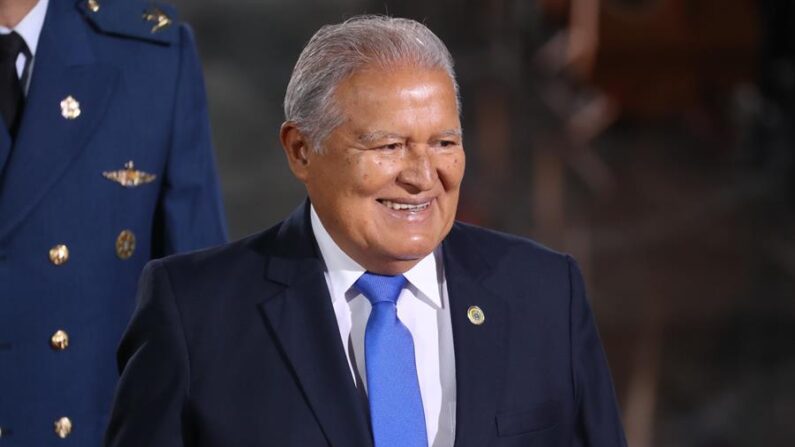 Fotografía de archivo del expresidente de El Salvador, Salvador Sánchez Cerén. EFE/Miguel Gutiérrez
