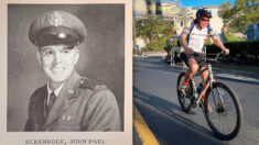 Veterano de las Fuerzas Aéreas y medallista de oro en ciclismo muestra «excelente» salud a los 95 años